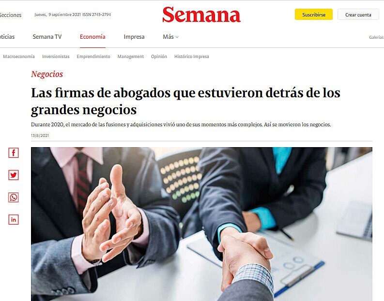 Las firmas de abogados que estuvieron detrs de los grandes negocios